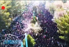 خروش مردم کرمان در محکومیت تروریستهای اجیر شده آمریکا