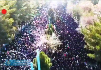 خروش مردم کرمان در محکومیت تروریستهای اجیر شده آمریکا