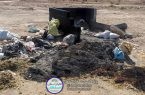 تخریب و آتشزدن محل جمعآوری زباله در مسیر بهشت زینب؛ آسیب به اموال عمومی و سلامت شهروندان